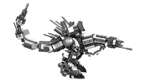 今日moc推薦 鳥(niǎo)叔的原創(chuàng)作品 異星的機(jī)械獸 拉格納